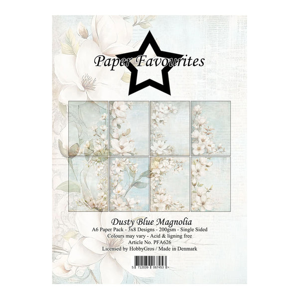 Pack of paper with floral design and 'Paper Favourites' branding on a white background