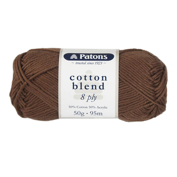 Patons Cotton Blend 8ply 50g - Coffee Creme