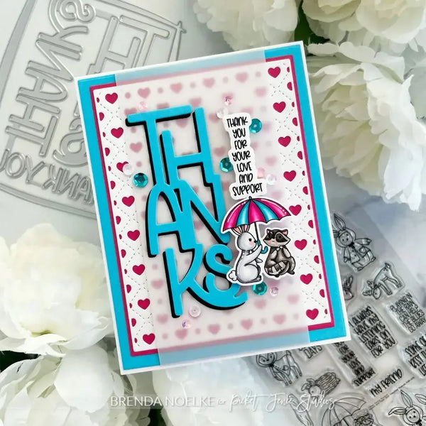Picket Fence Studios Clear Stamp Set - Peach and Piper: Bad Weather Friends*
