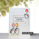 Card with hedgehog design and quote 'Never lose your sense of whimsy. It's part of your magic.' by Penny Black.