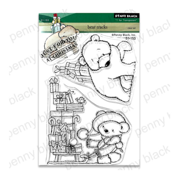 Penny Black Clear Stamps - Bear Tracks