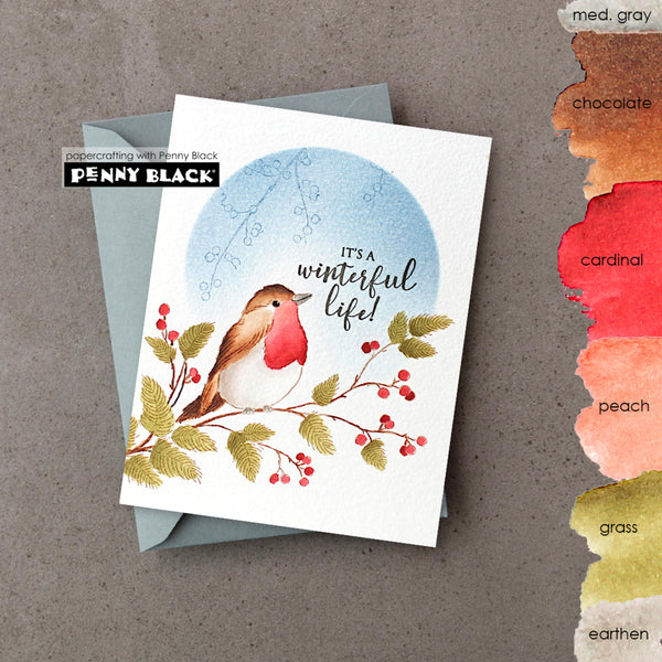 Penny Black Clear Stamps - Feathered Friendship