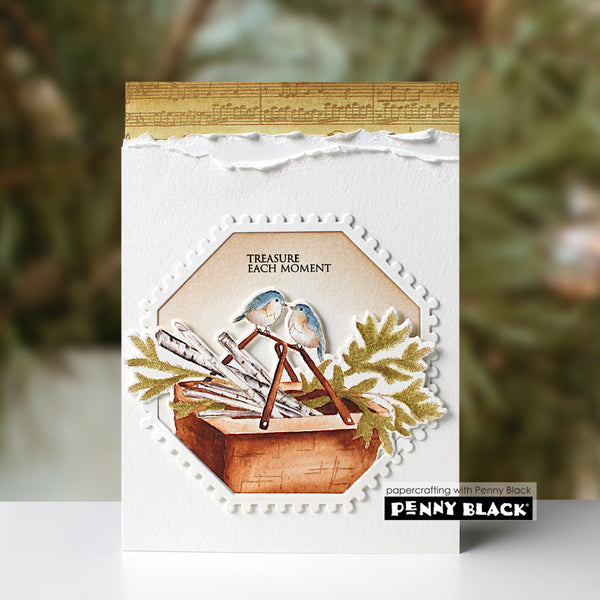 Penny Black Clear Stamps - Feathered Friendship