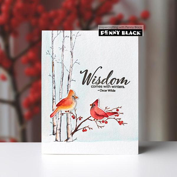 Penny Black Clear Stamps - Frosted Grove