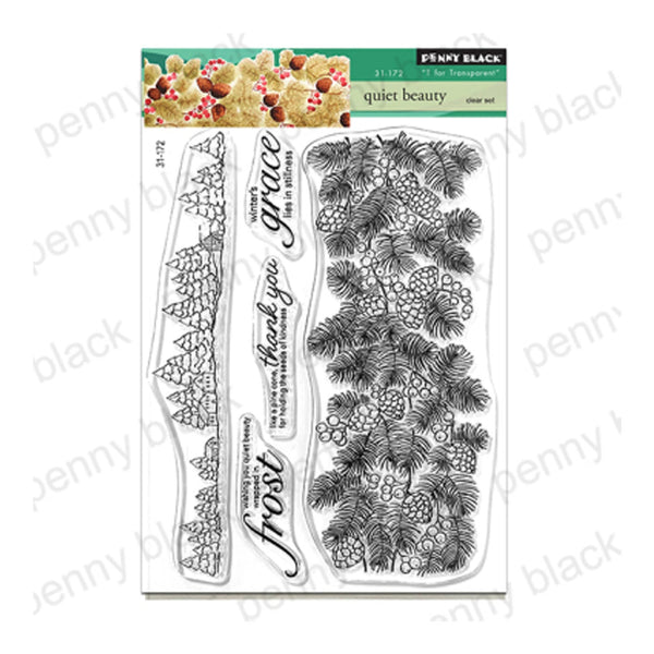 Penny Black Clear Stamps - Quiet Beauty