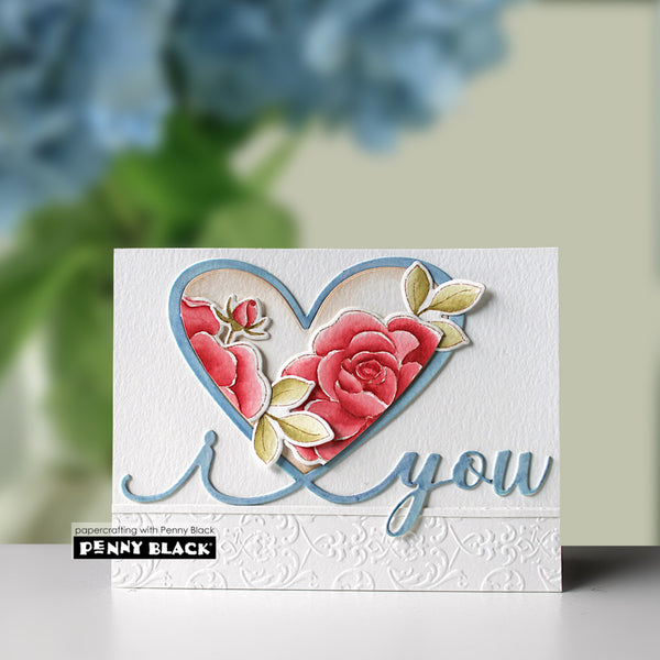 Penny Black Clear Stamps - Roses