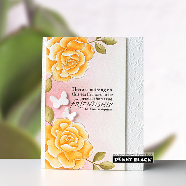 Penny Black Clear Stamps - Roses