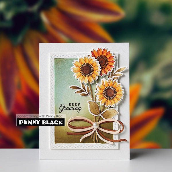 Penny Black Clear Stamps - Sunflowers