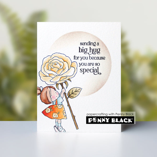 Penny Black Clear Stamps - Sweet Rose