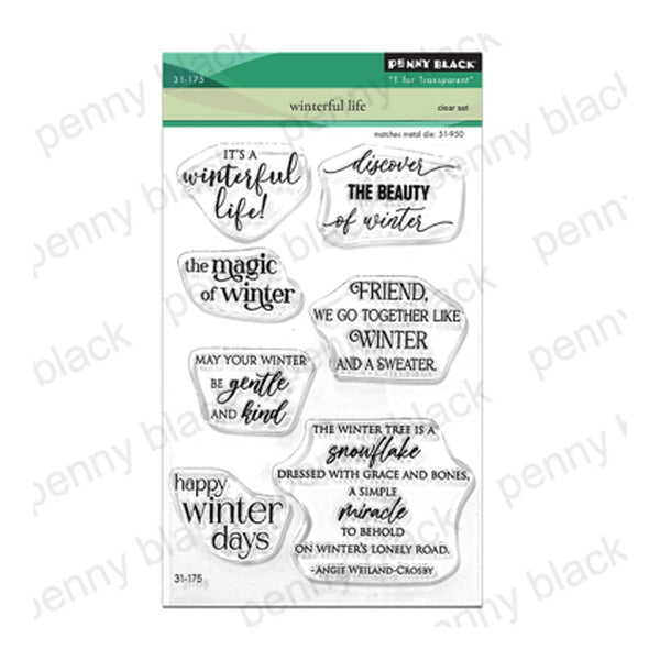 Penny Black Clear Stamps - Winterful Life