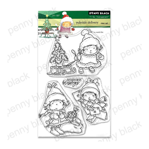 Penny Black Clear Stamps - Yuletide Delivery
