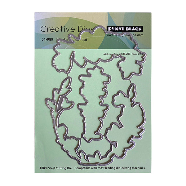 Penny Black Creative Dies - Floral Smile Cut Out