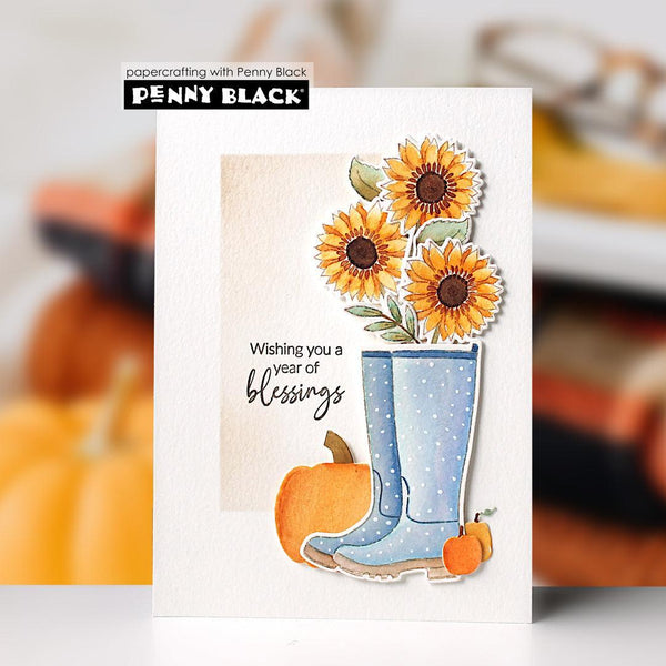 Penny Black Creative Dies - Sunflowers Cut Out