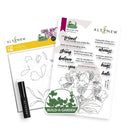 Altenew Build-A-Garden Peruvian Lily Stamp & Stencil Set