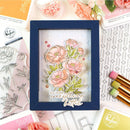 Pinkfresh Studio Clear Stamp Set - Blushing Blooms