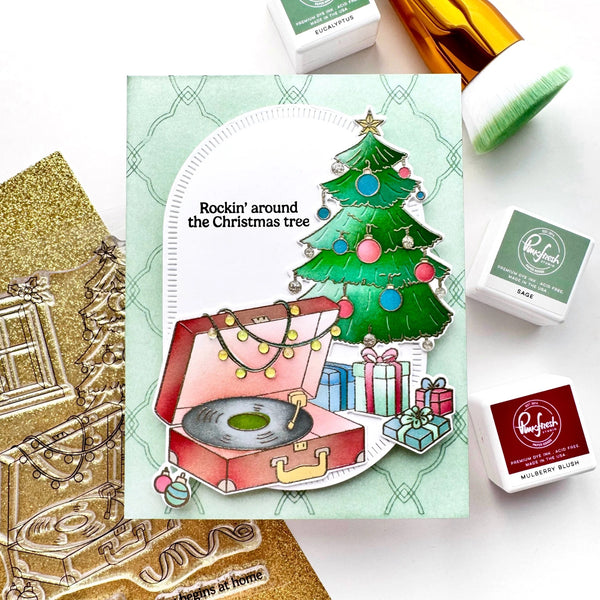 Pinkfresh Studio Clear Stamp Set - Merry Melodies
