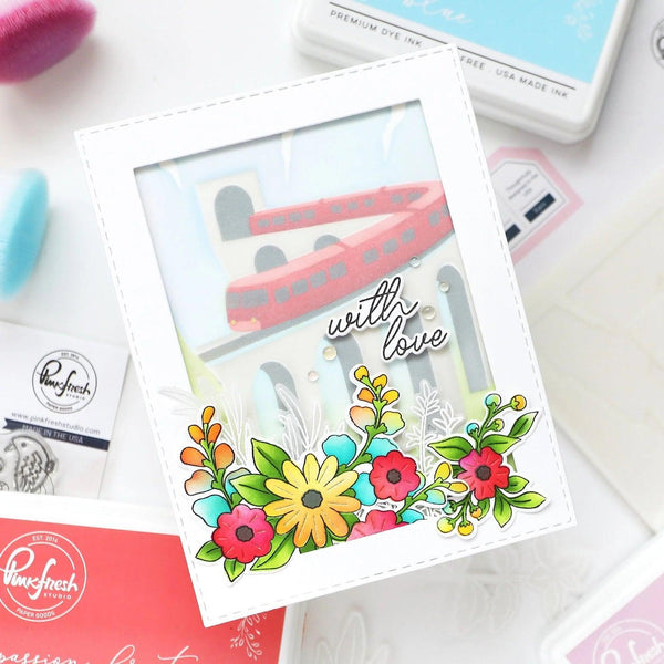 Pinkfresh Studio Cling Stamp - Holiday Express