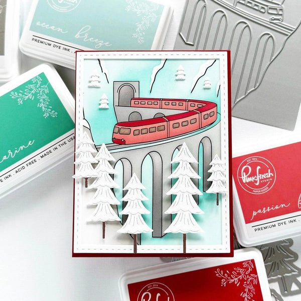 Pinkfresh Studio Press Plate - Holiday Express