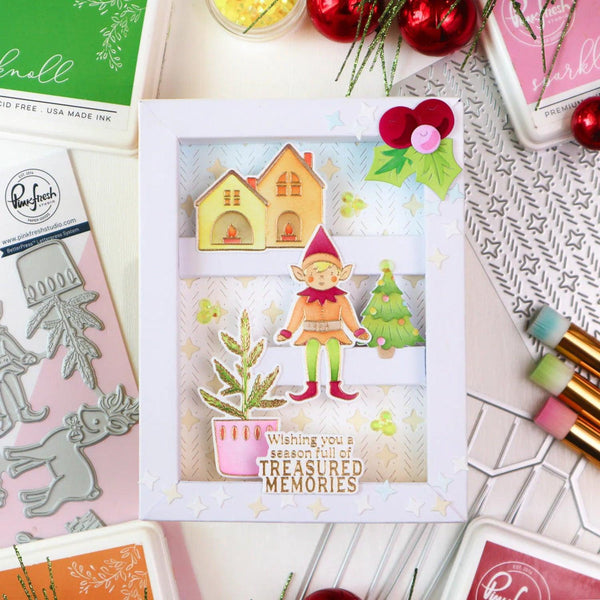Pinkfresh Studio Press Plate - The Shelf Edit: Magic of the Season