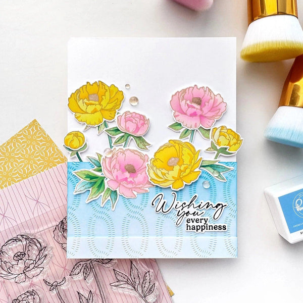 Pinkfresh Studio Stencil Set - Blushing Blooms