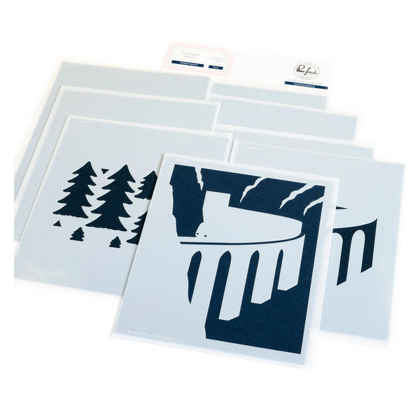 Pinkfresh Studio Stencil Set - Holiday Express