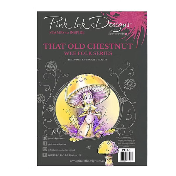 Pink Ink Designs A5 Clear Stamp Set - That Old Chestnut