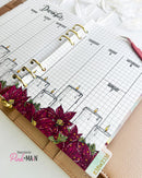 Pink & Main Clear Stamps - Christmas Candles