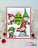 Pink & Main Clear Stamps - Christmas Elves