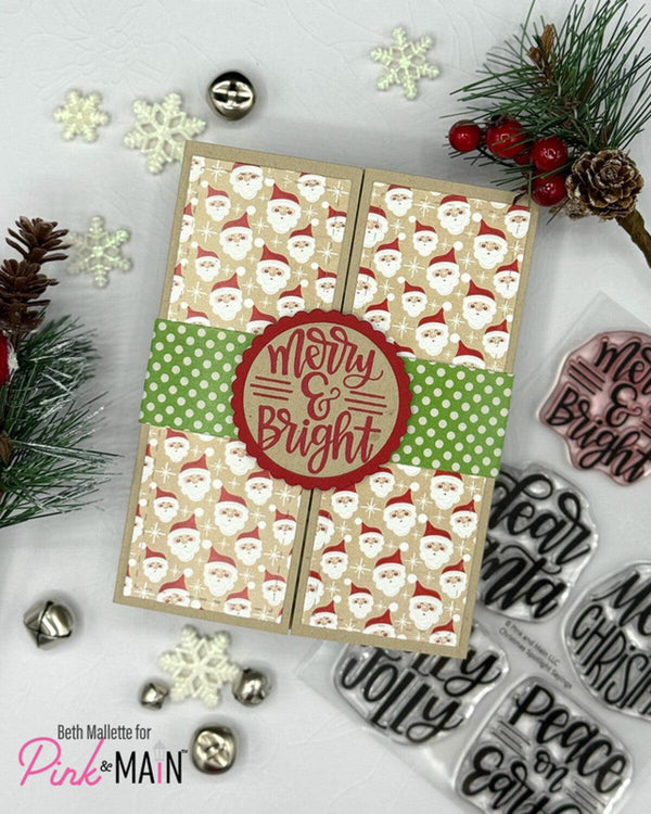Pink & Main Clear Stamps - Christmas Spotlight Sayings