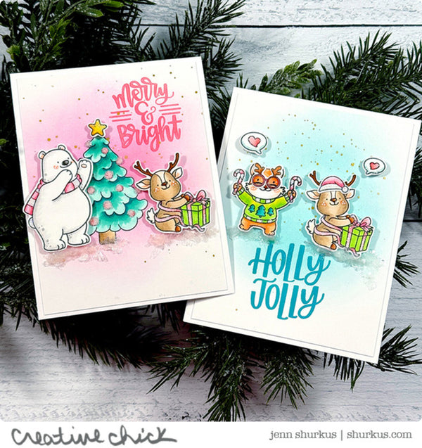 Pink & Main Clear Stamps - Christmas Spotlight Sayings