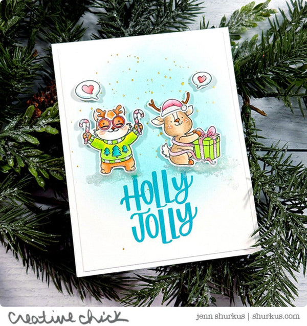 Pink & Main Clear Stamps - Merriest of Wishes