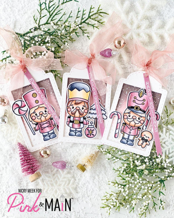 Pink & Main Clear Stamps - Nutcracker Kisses