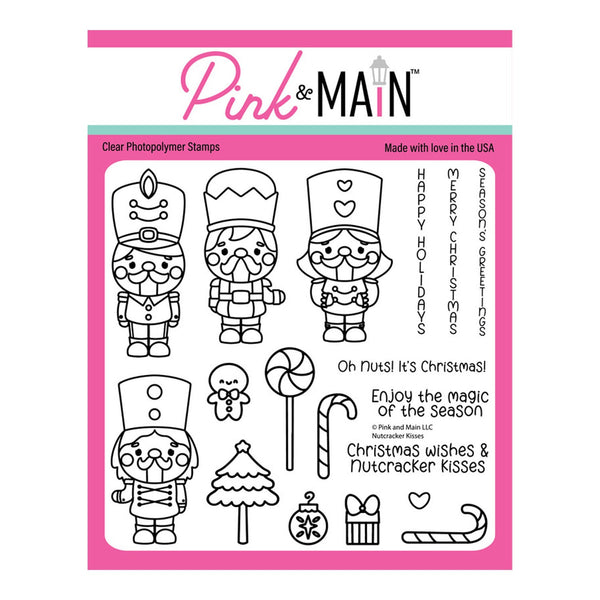Pink & Main Clear Stamps - Nutcracker Kisses