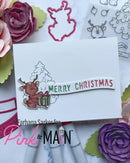 Pink & Main Dies - Christmas Sentiment Strip