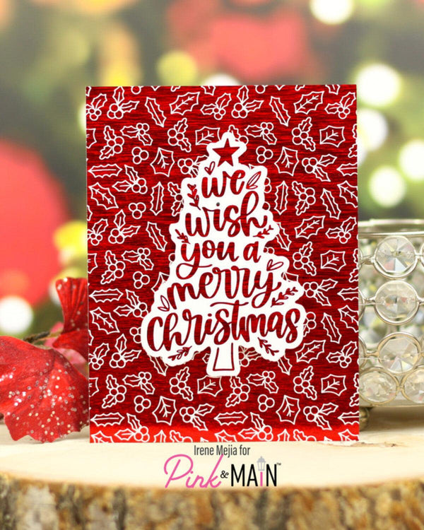 Pink & Main Foilables Cut Ups - Handlettered Holiday Greetings