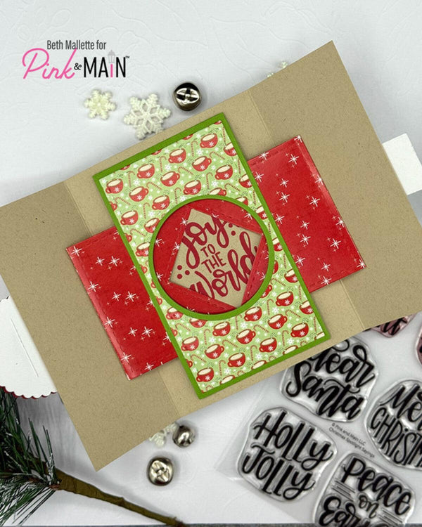 Pink & Main Paper Pack 8.5" x 5.5" - Kraft Christmas