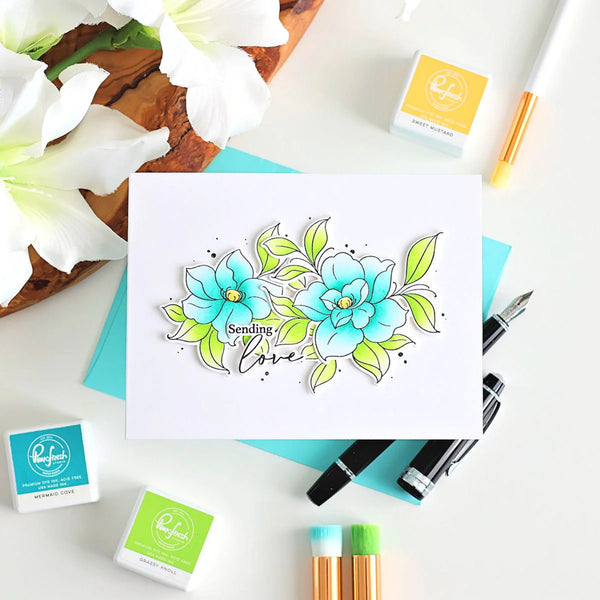 Pinkfresh Studio Clear Stamp Set - Floral Daydream