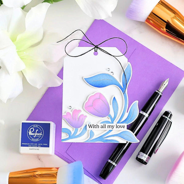 Pinkfresh Studio Layering Stencils - Moonlit Blooms