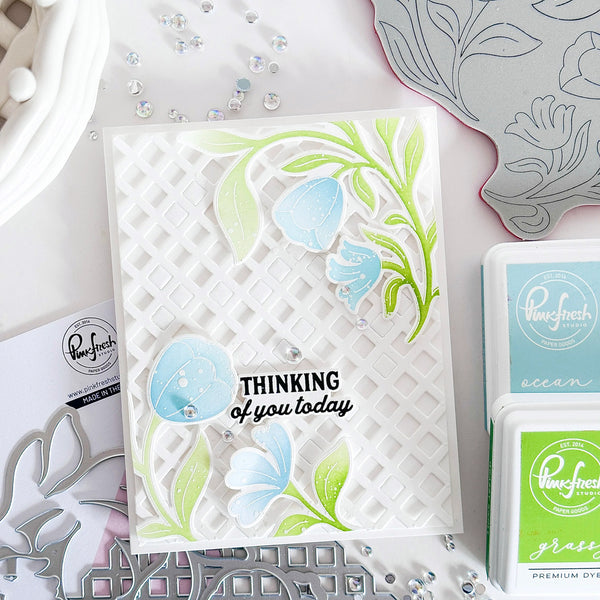 Pinkfresh Studio Layering Stencils - Moonlit Blooms