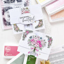 Colorful floral cards with 'Happy Birthday beautiful' text on a white background