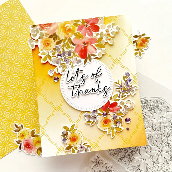 Pinkfresh Studio Die Set - Cozy Blooms