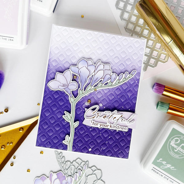 Pinkfresh Studio Die Set - Freesia Flourish