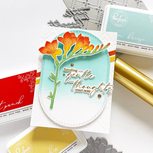 Pinkfresh Studio Die Set - Freesia Flourish