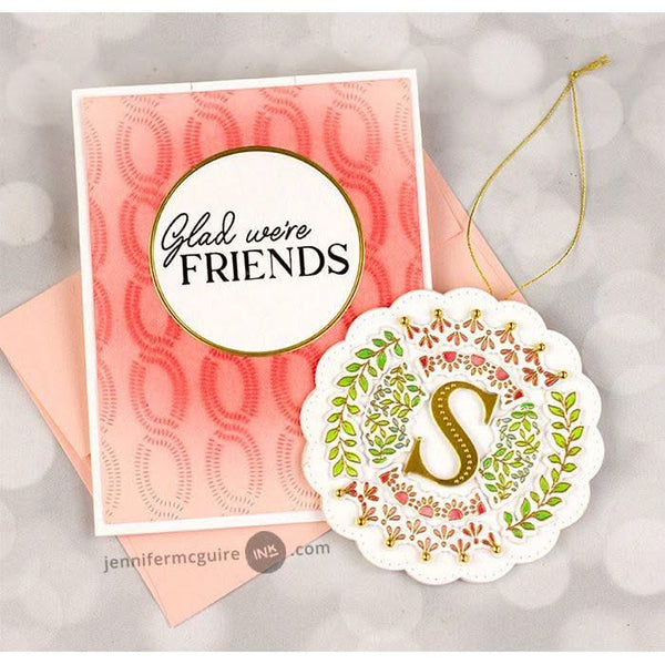 Pinkfresh Studio Clear Stamp Set 6"X8" Floral Kaleidoscope
