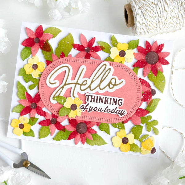 Pinkfresh Studio Layering Stencils - Bloom Burst