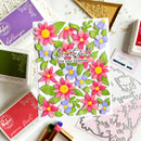 Pinkfresh Studio Layering Stencils - Bloom Burst