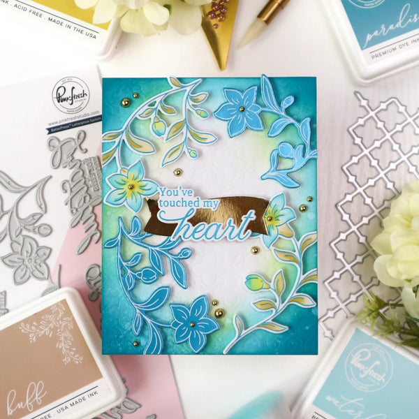 Pinkfresh Studio Press Plate - Lush Elegance