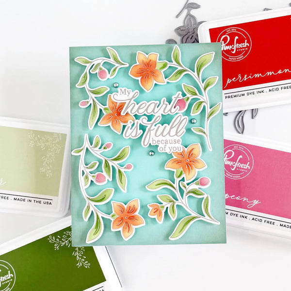 Pinkfresh Studio Press Plate - Lush Elegance