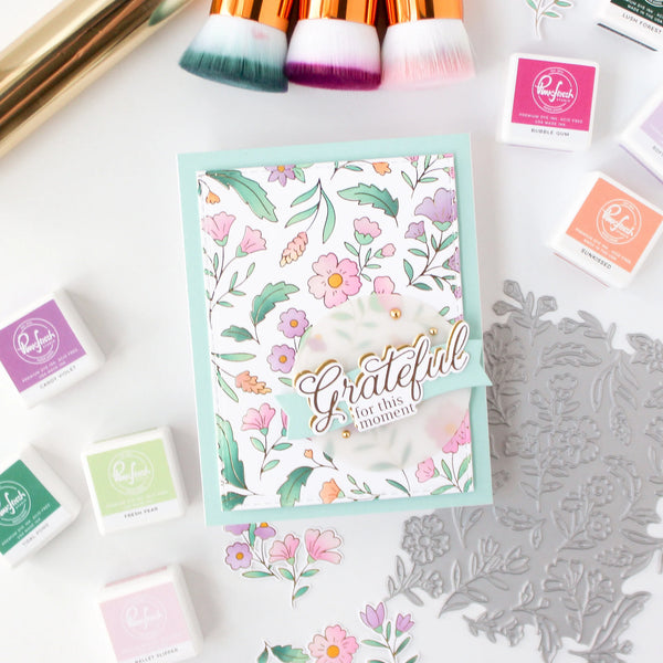 Pinkfresh Studio Press Plate - Lush Elegance