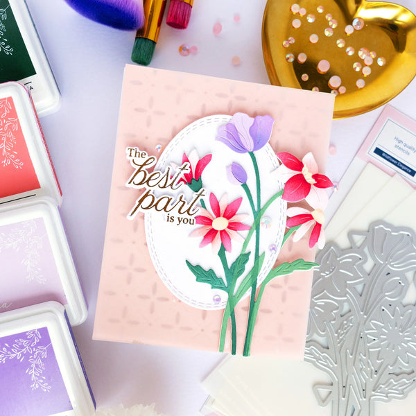 Pinkfresh Studio Press Plate - Lush Elegance